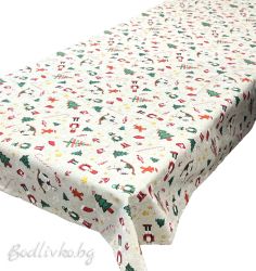 КОЛЕДНА ПОКРИВКА ЗА МАСА, ЛЕШНИКОТРОШАЧИ