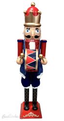 ГОЛЯМ ЛЕШНИКОТРОШАЧ С БАРАБАНИ, С ВИСОЧИНА НА ЧОВЕК- 160СМ. ДВИЖЕЩИ РЪЦЕ И УСТА, ЗВУК И СВЕТЛИНА