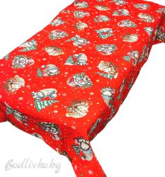 КОЛЕДНА ПОКРИВКА ЗА МАСА, Червена Коледа