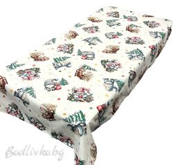 КОЛЕДНА ПОКРИВКА ЗА МАСА, Снежни гномчета