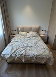 СПАЛЕН КОМПЛЕКТ ЗЕЛЕНИ ПАСТЕЛНИ ЦВЕТОВЕ,  100% натурален памук (ПОПЛИН), 4 части