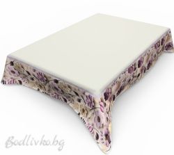 Луксозна ПОКРИВКА ЗА МАСА, с бордюр, Лилава магия, ХИДРОФОБИРАНА