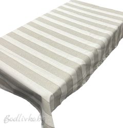 ПОКРИВКА ЗА МАСА, Бежови райета- класика, ПАНАМА