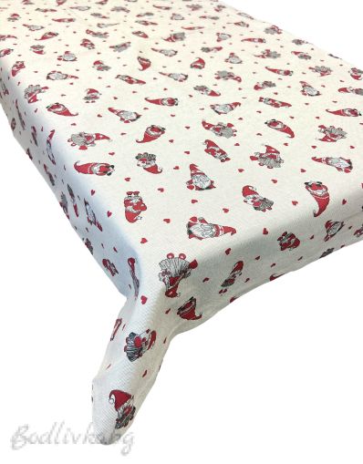 КОЛЕДНА ПОКРИВКА ЗА МАСА, ПАНАМА, ЧЕРВЕНИ ГНОМЧЕТА