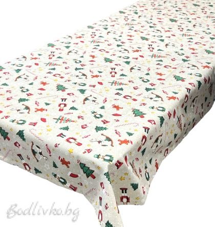 КОЛЕДНА ПОКРИВКА ЗА МАСА, ЛЕШНИКОТРОШАЧИ