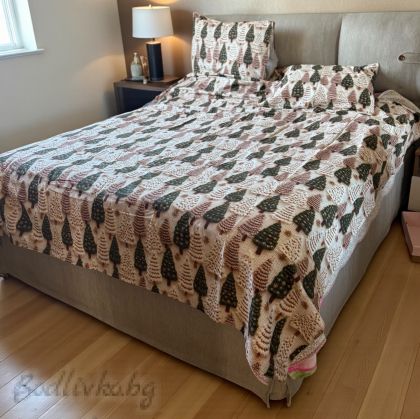 СПАЛЕН КОМПЛЕКТ  ЕЛХИ 5Д, 100% памук/ 5Д, ранфорс, 5 части