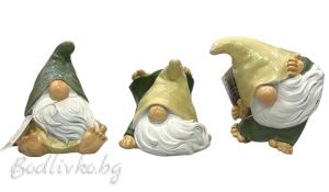 КОЛЕДНА ДЕКОРАЦИЯ , ПОРЦЕЛАНОВ ГНОМ ,3 МОДЕЛА