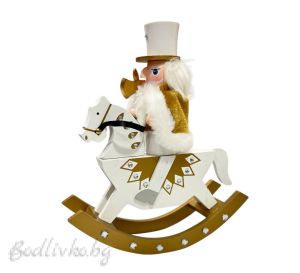 КОЛЕДНА ДЕКОРАЦИЯ - КОНЧЕ С ЛЕШНИКОТРОШАЧ, 30СМ. 