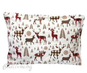 КОЛЕДНА КАЛЪФКА ЕЛЕНЧЕТА, 50/70СМ., 100% ПАМУК/РАНФОРС