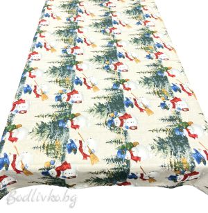 КОЛЕДНА ПОКРИВКА ЗА МАСА, СНЕЖЕН ЧОВЕК, ПАНАМА