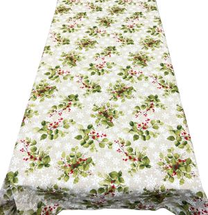 КОЛЕДНА ПОКРИВКА ЗА МАСА, Зелени клонки