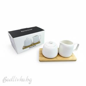 Kомплект от каничка за мляко и захарница, Danny Home, 8х7 см.