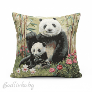 КАЛЪФКА за възглавничка, Панда, 45/45см.