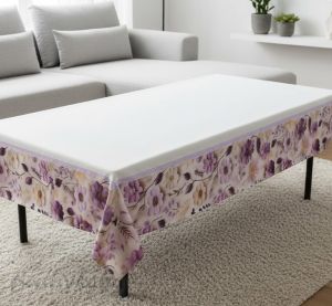 Луксозна ПОКРИВКА ЗА МАСА, с бордюр, Лилава магия, ХИДРОФОБИРАНА