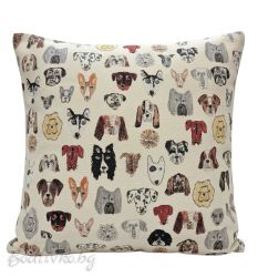 КАЛЪФКА за възглавничка, Кученца, 45/45см.