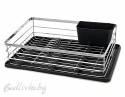 Метален сушилник за съдове, Danny home, 39x28x13 см.
