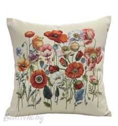 КАЛЪФКА за възглавничка, Пролетен букет, 45/45см.
