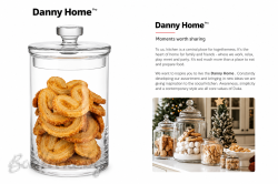 Стъклена бомбониера, Danny Home, 23см.