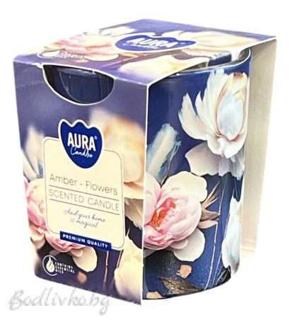 АРОМАТНА СВЕЩ, Aura, Мекота от цветя