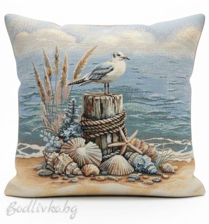 КАЛЪФКА за възглавничка, Гларус, 45/45см.