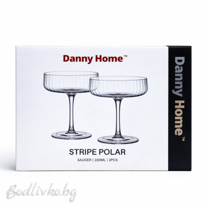 Стъклени чаши, Danny Home, 2 броя в стек