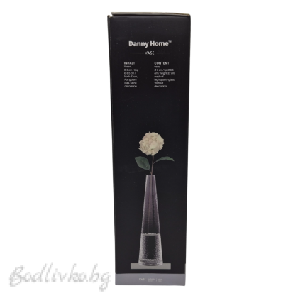 Стъклена ваза, Danny home, 32см.