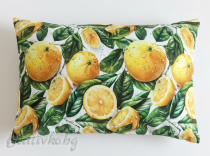 КАЛЪФКА за възглавница, Лимони, 50/70см. 