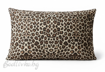 КАЛЪФКА за възглавница, Леопард, 50/70см. 