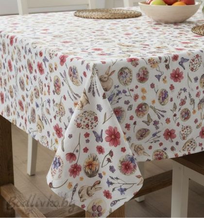 ПОКРИВКА ЗА МАСА Великденска градина