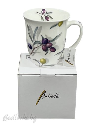 Порцеланова чаша Ambiente, Маслини, 400мл.