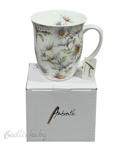 Порцеланова чаша Ambiente, Маргаритки, 400мл.