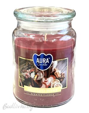 АРОМАТНА СВЕЩ, Aura, Греяно вино, 15см.