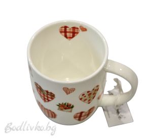 Порцеланова чаша Ambiente, Сърца, 200мл.