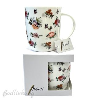 Порцеланова чаша Ambiente, Цветя, 200мл.