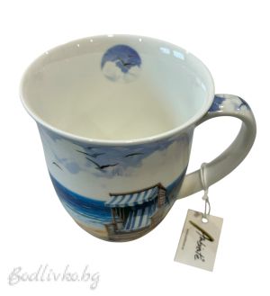 Порцеланова чаша Ambiente, Морски бриз, 400мл.