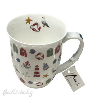 Порцеланова чаша Ambiente, Морски мотиви, 400мл.