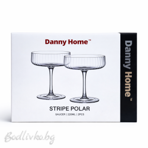 Стъклени чаши, Danny Home, 2 броя в стек
