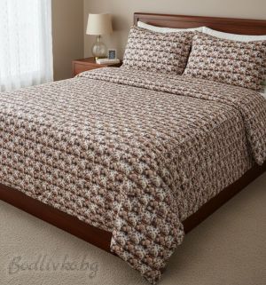 СПАЛЕН КОМПЛЕКТ, Мечета, 100% памук/ 5Д, ранфорс, 4 части