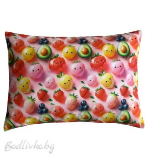 СПАЛЕН КОМПЛЕКТ, Плодчета, 100% памук/ 5Д, ранфорс, 4 части