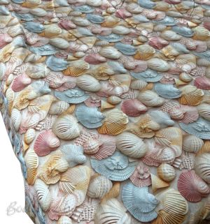 Спален комплект за единично легло, Нежни миди, 100% памук/ 5Д, ранфорс, 3 части