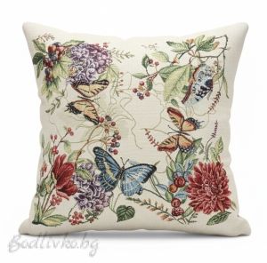 КАЛЪФКА за възглавничка, Пеперуди, 45/45см.