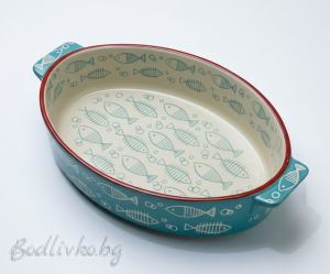 Керамична тава, Danny home, елипса, 29см.