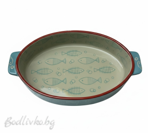 Керамична тава, Danny home, елипса, 23,5см.