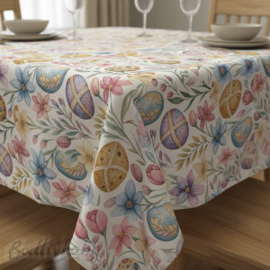 ПОКРИВКА ЗА МАСА, Великден с лалета, ХИДРОФОБИРАНА