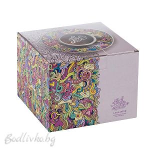 Порцеланова чаша за кафе или чай в кутия, Lancaster, 300мл. , Абстракт