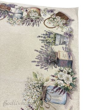 КАРЕ ЖАКАРД, ЛАВАНДУЛА, 100/100СМ. 