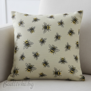 КАЛЪФКА за възглавничка, Пчелички, 45/45см.