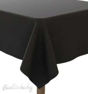 ПОКРИВКА ЗА МАСА, Едноцветна- Тъмно сиво , ХИДРОФОБИРАНА