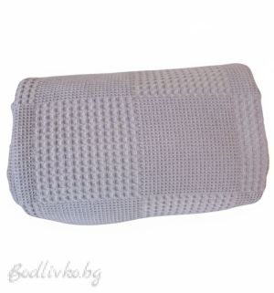 ПОКРИВКА ЗА ЛЕГЛО/ ОДЕЯЛО– ПИКЕ- млечно лилаво,  100%  памук