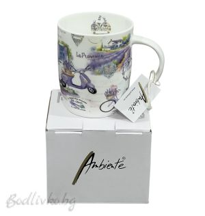 Порцеланова чаша Ambiente, Лилава "LaProvence", 200мл.